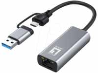 LEVELONE USB0423 - Netzwerkkarte, USB-A / C, 2,5 Gigabit Ethernet, 1x RJ45