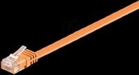 GOOBAY 96321 - Cat.6a Flachkabel orange &nbsp;2 m