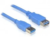 DELOCK 82539, DELOCK USB3 A-VL 200 BL - USB 5 Gb/s Kabel, A Stecker auf A Buchse, 2