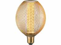 PLM 29089 - LED-Lampe Metallic Globe Spiral E27, 4,2 W, 200 lm, 1800 K