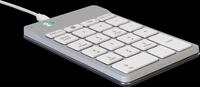 R-GO CONMWDWH - Nummernblock, USB, kompakt, ergonomisch, wei&szlig;