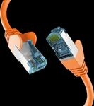 EFB EC020200218 - Patchkabel, Cat.7 Rohkabel, S/FTP PiMF, 0,15 m, orange