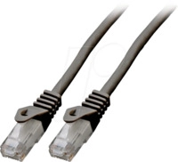 EFB K8104SW.1.5 - Cat.6 U/UTP Patchkabel CCA, 1,5 m, schwarz