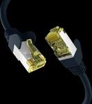 EFB EC020200034 - Patchkabel, Cat.6a, S/FTP PiMF, 1 m, schwarz