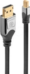 LINDY 36310 - Mini DP auf DP 1.2 Kabel, 4K 60 Hz, 0,5 m