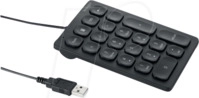 KENS K79820WW - Nummernblock, USB, schwarz