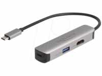 DELOCK 61060 - Adapter, USB-C > HDMI, 4K 60Hz, USB-A, USB-C