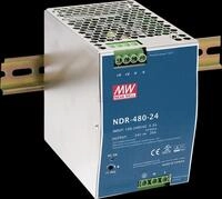 MW NDR-480-24 - Schaltnetzteil, Hutschiene, 480 W, 24 V, 20 A