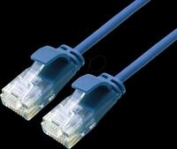 ROLINE 21153944 - Patchkabel Cat.6a UTP blau 1,5 m