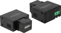 DELOCK 86505 - Keystone USB Typ-A Lademodul, 1 A, schwarz