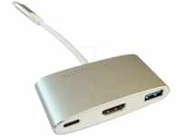 LC-HUB-C-MULTI-4 - Adapter, USB-C Stecker > HDMI-A + USB-A Buchse + PD, 4K