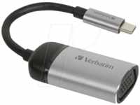 VERBATIM 49145 - Adapter USB C > 1x VGA, 1080p, 10 cm
