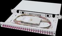 DIGI DN-96332-4 - LWL Splei&szlig;box, 1HE, best&uuml;ckt, 24x LC DX, OM4