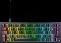 CHERRY K5V2RGBSW - Gaming-Tastatur, USB, RGB, MX2A RED, schwarz, DE