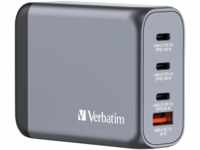 VERBATIM 32202 - USB-Ladegerät, 100 W, 3x USB-C PD, 1x USB-A QC 3.0, GaN