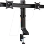 KENS K55513WW - Monitor Halter, 2 Displays, bis 27'', Tischmontage