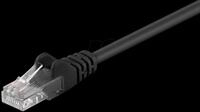 PATCH-C5U 2 SW - 2 m Cat.5e U/UTP-Netzwerkkabel, schwarz, RJ45