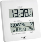 TFA 60450902 - Funkuhr Time Line, digital, mit Temperatur
