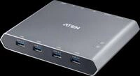 ATEN US3311 - 2-Port USB-C 4K DisplayPort KVM Dock