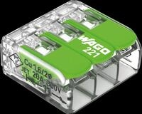 WAGO 221-423 - COMPACT-Anschlussklemme Serie 221 - ''the same in green''