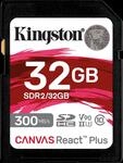 SDR2/32GB - SDHC-Speicherkarte 32GB, Canvas React Plus UHS-II