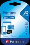 VERBATIM 44013 - MicroSDHC-Speicherkarte 32GB, Verbatim, Class 10
