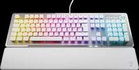 TBK-1002-12-DE - Gaming-Tastatur, USB, RGB, linear, wei&szlig;, DE