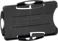 DURABLE 898901 - Ausweishalter f&uuml;r 2 Karten, ECO, 10-er Pack,schwarz