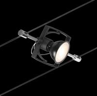 PLM 94435 - Seilsystem WireSystem Spot MacII, schwarz, Erweiterung, GU5,3