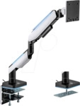 LOGILINK BP0162 - Monitor Halter, 1 Displays, 17'' - 49'', RGB, Tischmontage