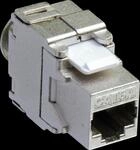 VALUE 26990366 - Keystone RJ45 Buchse > LSA Cat.6a, geschirmt, silber