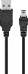 GOOBAY 93229 - USB 2.0 Kabel, A Stecker auf mini B Stecker, 0,3 m