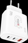 SKROSS 65WPDEUCN - USB-Ladeger&auml;t, 65 W, GaN, 5 - 20 V, 2x USB-C, 1x USB-A (QC), EU
