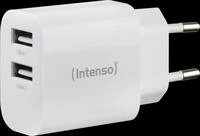 INTENSO 7802412 - USB-Ladeger&auml;t, 24 W, 2x USB-A, wei&szlig;