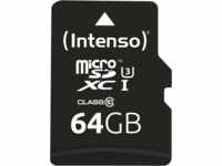 INTENSO 3433490 - MicroSDXC-Speicherkarte 64GB, Intenso UHS-I Professional