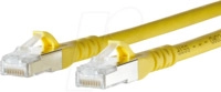 BTR 130845A577-E - Patchkabel RJ45 Cat.6A S/FTP 15 m gelb