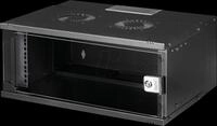 DIGITUS DN-49201 - 19'' Wandgeh&auml;use, Flatpack, 4HE, 327mm Tiefe, schwarz