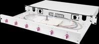 DIGI DN-96330-4 - LWL Splei&szlig;box, 1HE, best&uuml;ckt, 6x LC DX, OM4