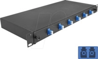 DELOCK 66997 - 19" LWL Splei&szlig;box, 6x LC Duplex OS2, 1HE
