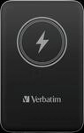 VERBATIM 32245 - Powerbank, MagSafe, 15 W, 10000 mAh, 1x USB-C, 20 W, schwarz