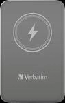 VERBATIM 32249 - Powerbank, MagSafe, 15 W, 10000 mAh, 1x USB-C, 20 W, grau