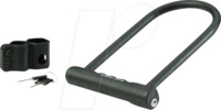 BIKE 752579 - Fahrrad - B&uuml;gelschloss, &Oslash; 12 mm, 20 cm, mit Halterung