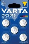 CR 2016 VAR 5X - Lithium-Knopfzelle, 3 V, 20x1,6 mm, 5er-Pack