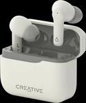 CREATIVE ZA+ CR - Kopfh&ouml;rer, In-Ear, True Wireless, Bluetooth, creme