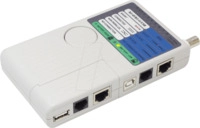 GC N0097 - Kabeltester 4-1, RJ11/RJ45/BNC+USB