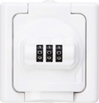 EL BE 109802008 - BLUE ELECTRIC - Schutzkontakt-Steckdose mit Zahlenschloss, arkti