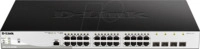 D-LINK 121028PME - Switch, 28 Port, Gigabit Ethernet, PoE, SFP