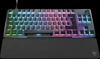 TBK-2002-02-DE - Gaming-Tastatur, USB, RGB, linear, schwarz, DE