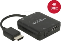 DELOCK 63276 - Adapterkabel HDMI Stecker > HDMI + Audio Extractor 4K