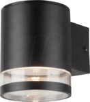 VT-10399 - Solar-Wandleuchte, 70 lm, 3000 K, schwarz, Bewegungssensor
